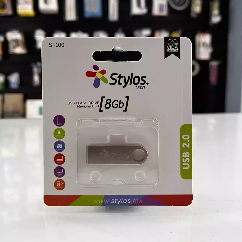 MEMORIA USB 8 GB MARCA STYLOS