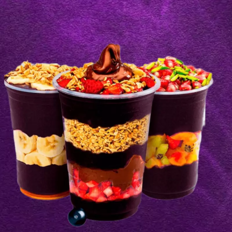 Açaí + salada de fruta 400 Ml