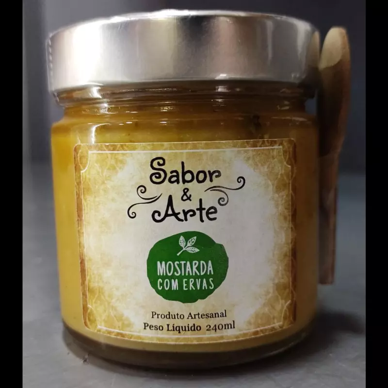 Mostarda Artesanal (Ervas) 240ml