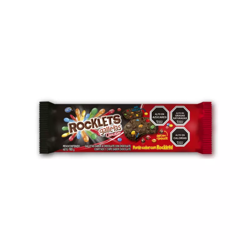 Galleta Rocklets Chocolate 165 Grs