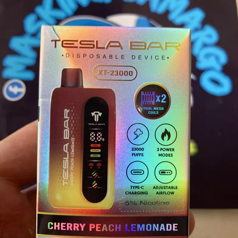 Tesla Cherry Peach Lemonade 🍒🍑🍋‍🟩