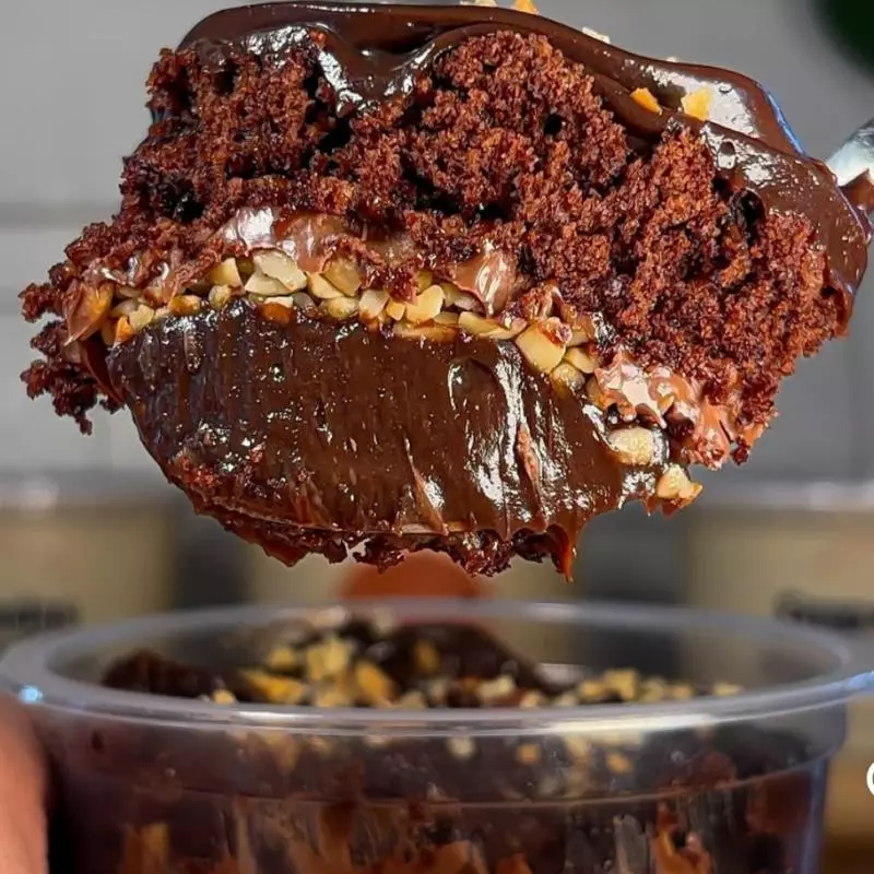 Bolo no pote Ferrero Rocher