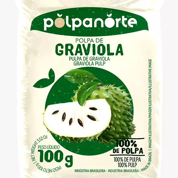 Polpa de Graviola Polpanorte 100g