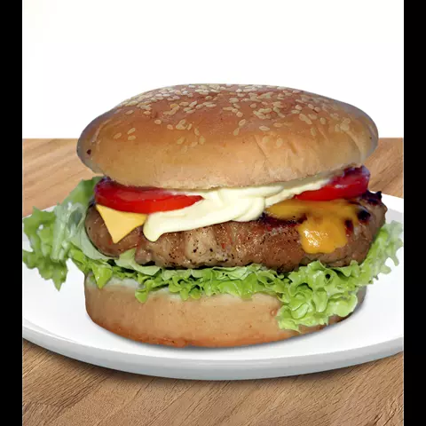 Hamburguesa de cerdo simple
