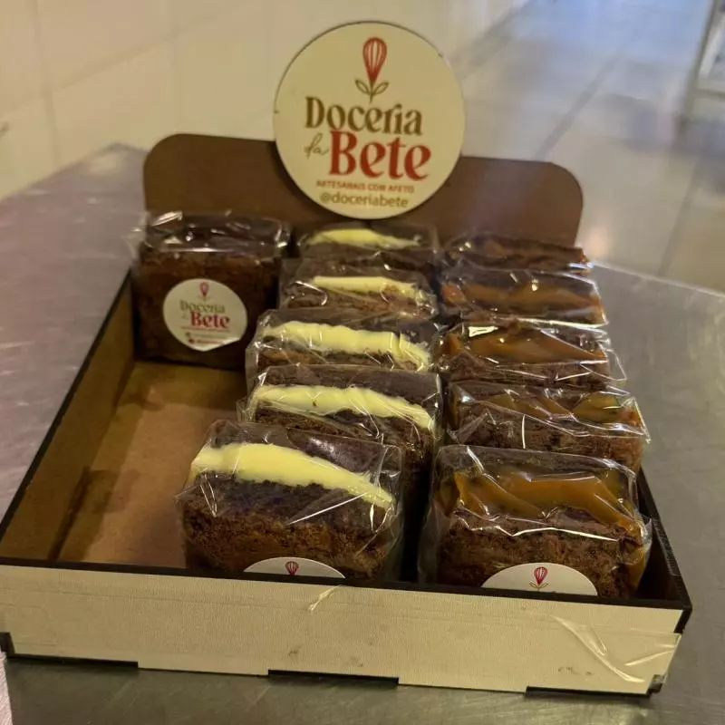 Brownie caseiro - Doceria da Bete