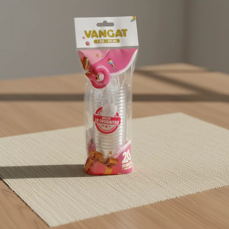 39- SHOT 1 OZ + CUCHARITAS VAN GAT