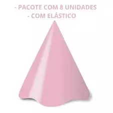 Chapéu de Papel Rosa