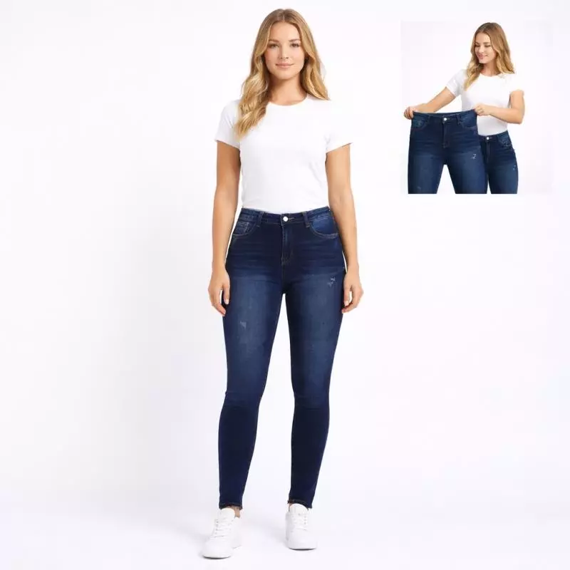 Jean Skinny Blue Star Indigo 2739