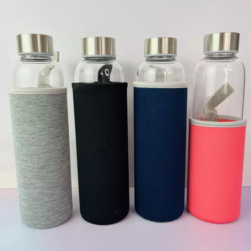 BOTELLA DE VIDRIO Y ESTUCHE