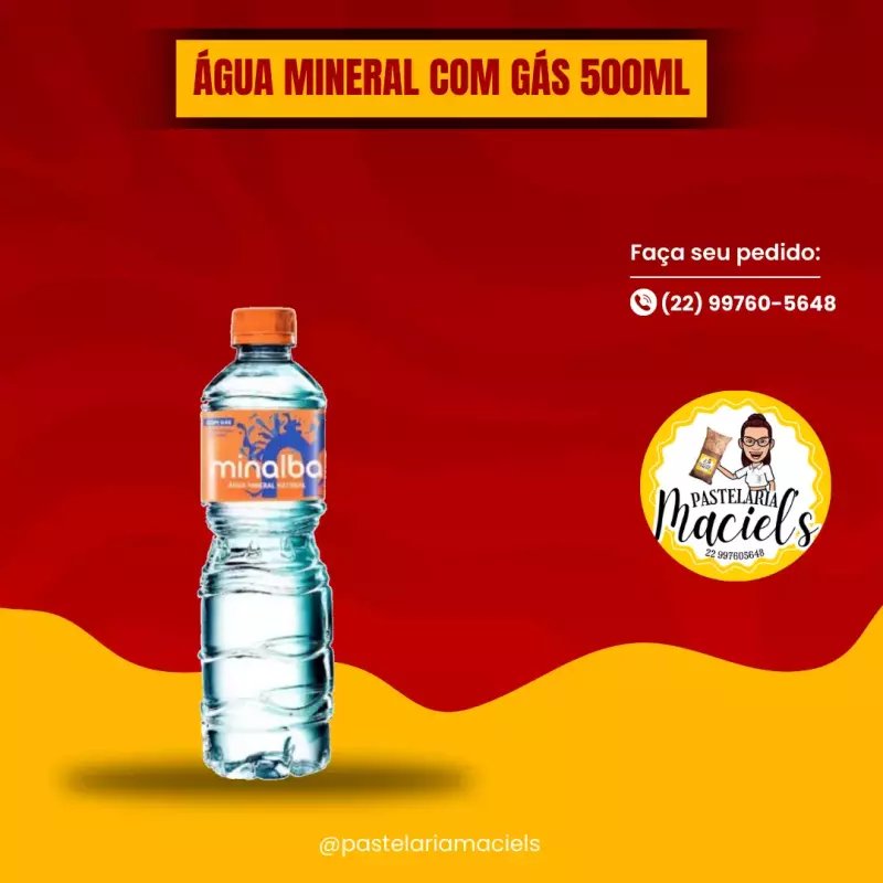 Água com gás 500ml