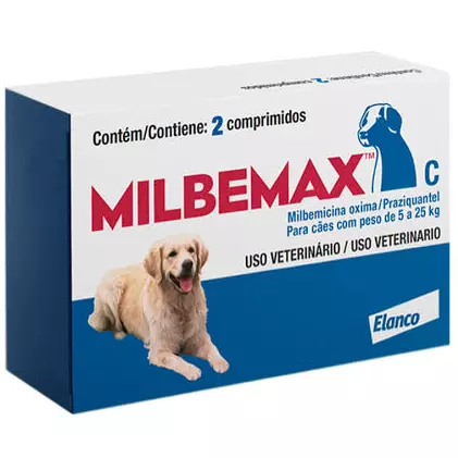 MILBEMAX CÃES 5 A 25 KG (1334)