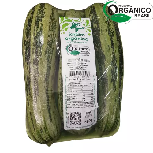 Abobrinha Italiana Orgânica Bandeja