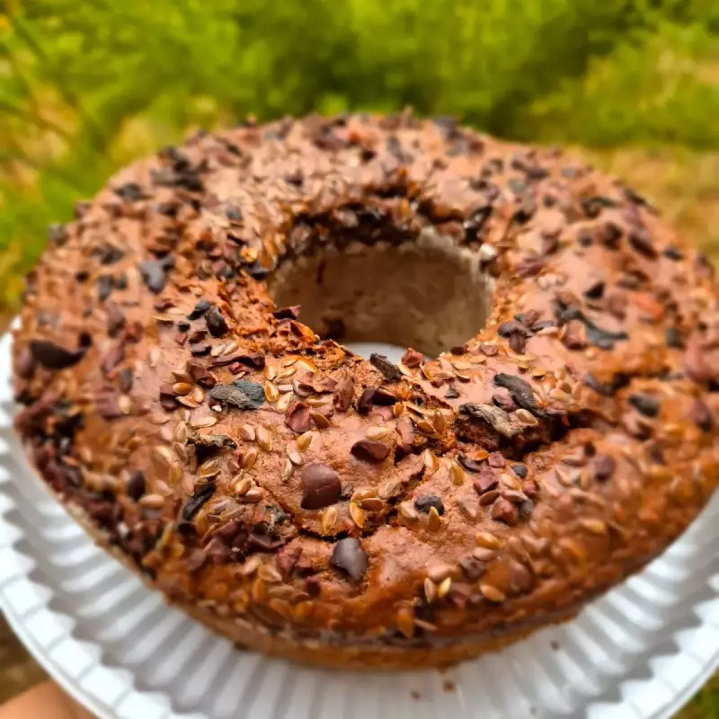 Bolo de Cacau Com Passas Sem açúcar