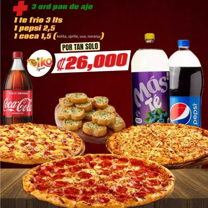 Combo celebración 26,000