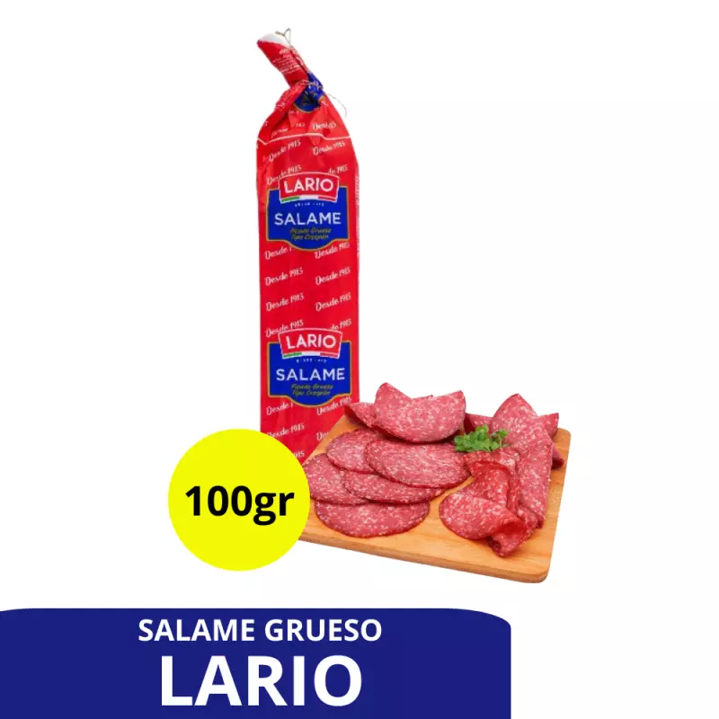 Salame Grueso 100gr LARIO