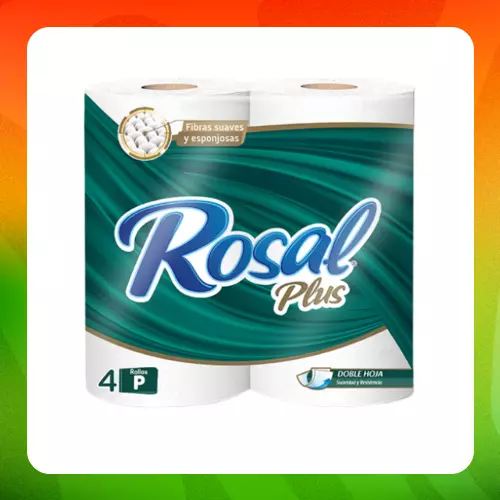 Bulto Rosal Papel Verde 4Rollos 215h
