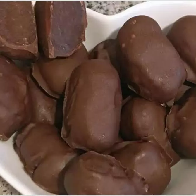 Banana com chocolate