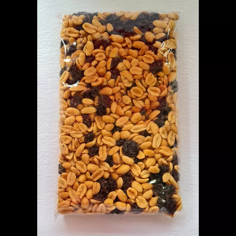 MANI SALADO CON UVAS PASAS