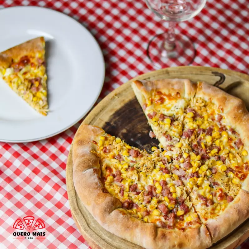 Pizza de Frango, Milho e Bacon (G)