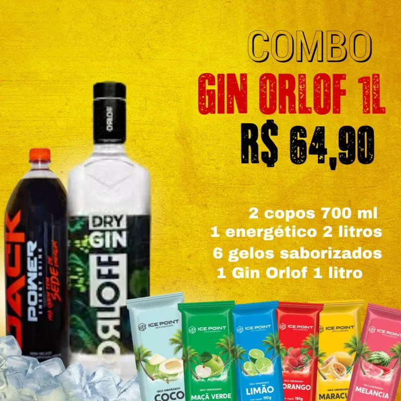 Combo - Gin Orloff 1L