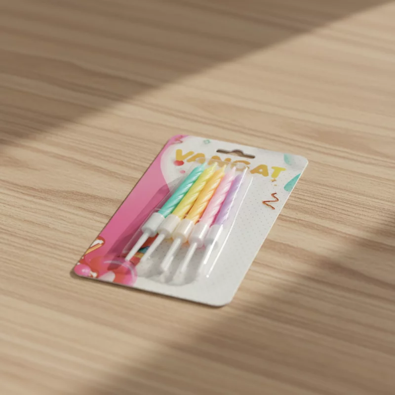 E020 - VELAS MULTICOLOR VAN GAT