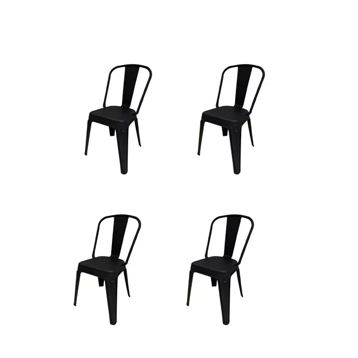 Pack de 4 Silla Tolix polipropileno