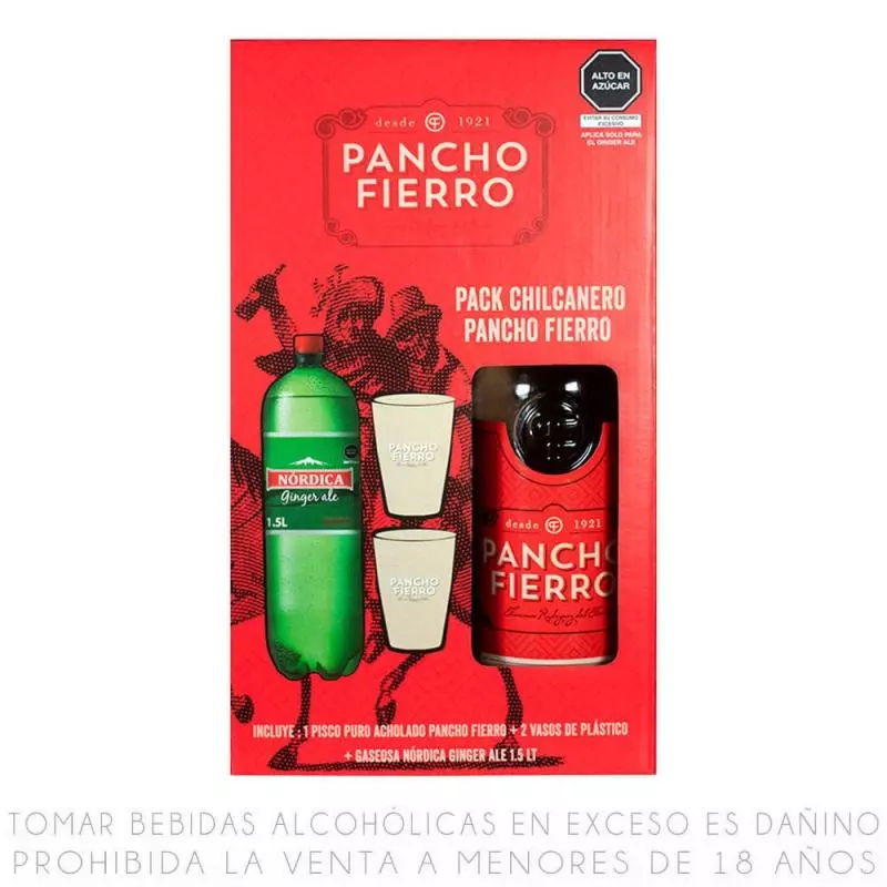 PACK PANCHO FIERRO 750 ML