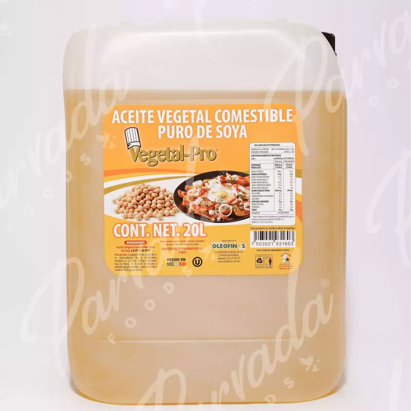 Aceite Soya Vegetal-Pro 20 Lts