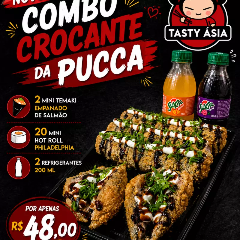 Combo Crocante da Pucca