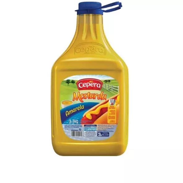 Mostarda amarela cepera 3,3 kg