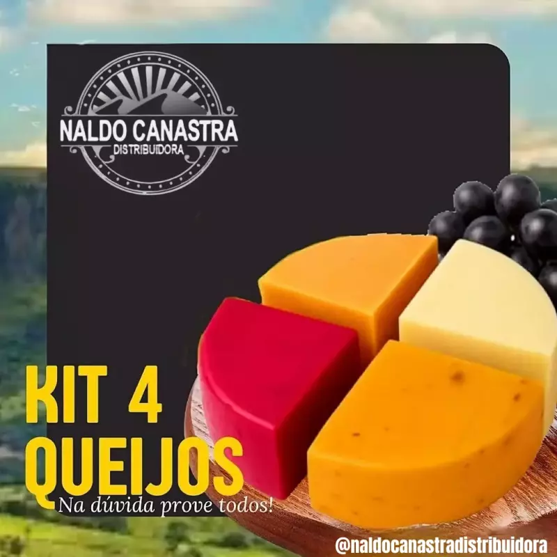 Kit 4 Queijos Napolitano