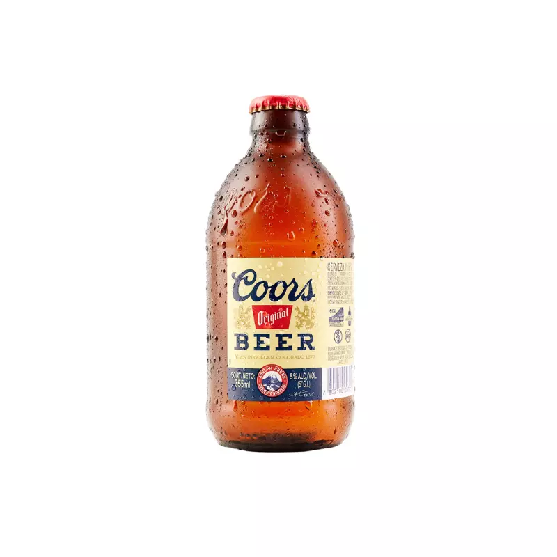 Cerveza Coors Orig. 5° bot. 355 c.c.