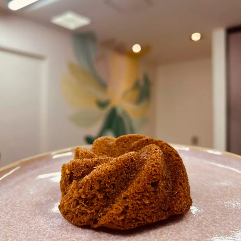 Mini maçã c/ canela e nozes