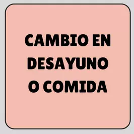 Cambio o extra
