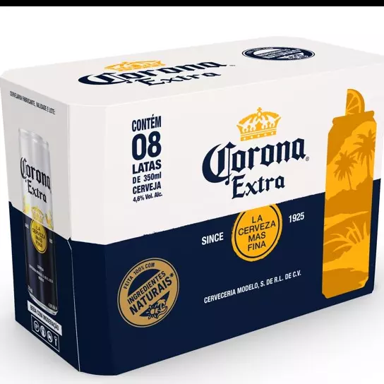 CORONA 350ML CX 8 UND.
