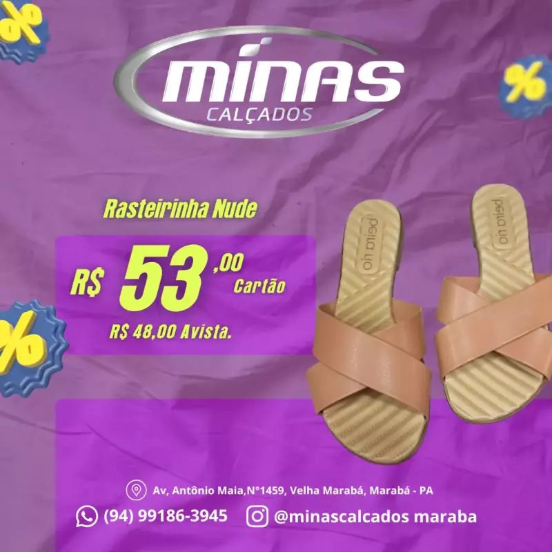 Rasteirinha Nude RF:8519101