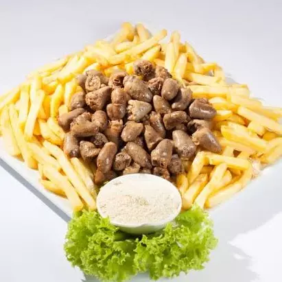 Fritas com Alcatra
