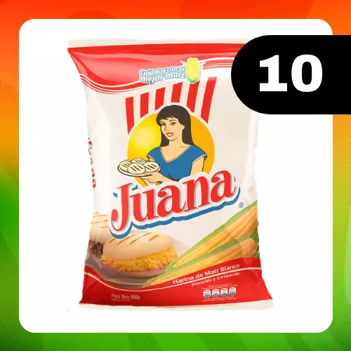 Medio Bulto Juana Harina Maíz 1kg