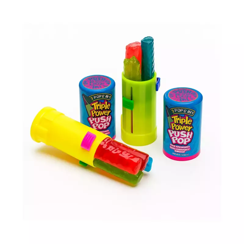 Triple power push pop