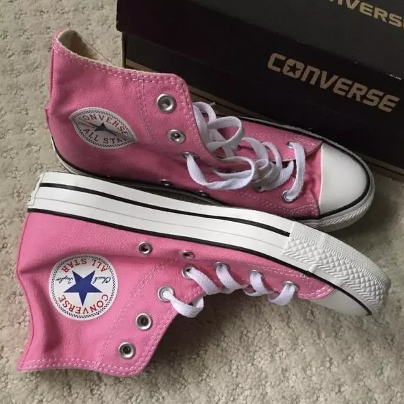 CONVERSE BOTA ROSADA
