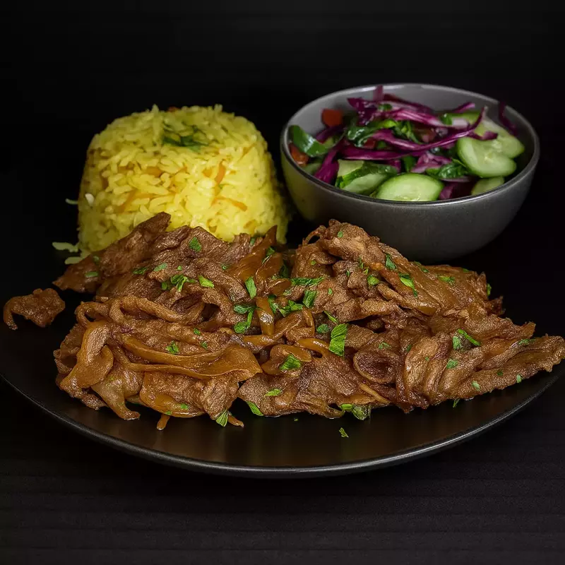 Shawarma Bife on the Plate