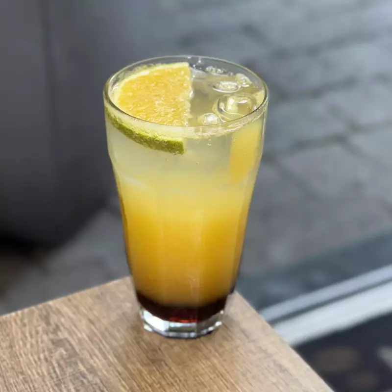 Pêssego com laranja 🧊