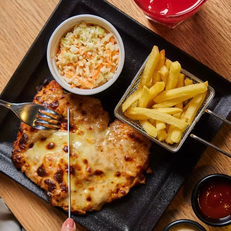 Milanesa a la Parmesana