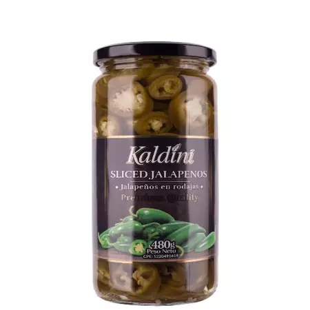 Jalapeño en rodajas Kaldini 480gr