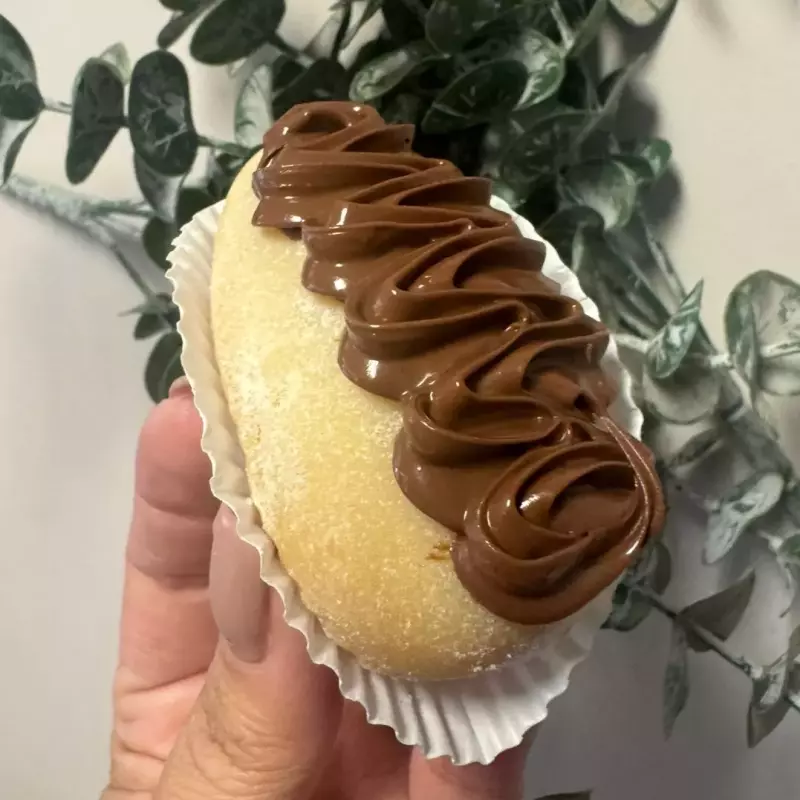Coxinha de ninho com nutella