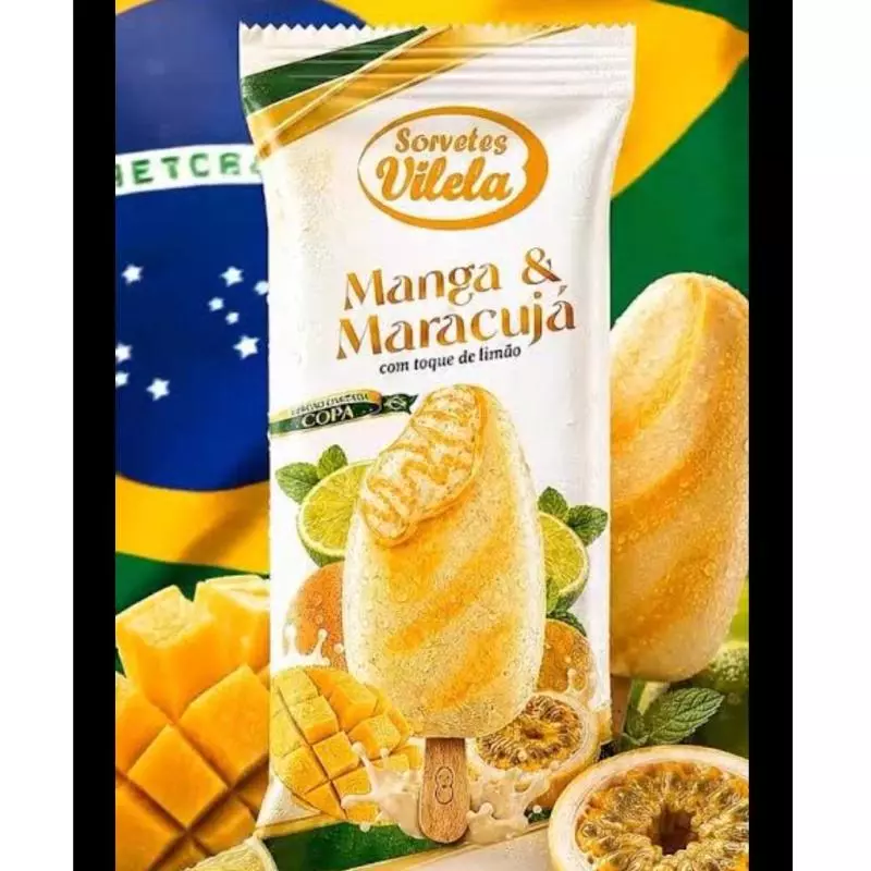 PICOLE MANGA E MARACUJA
