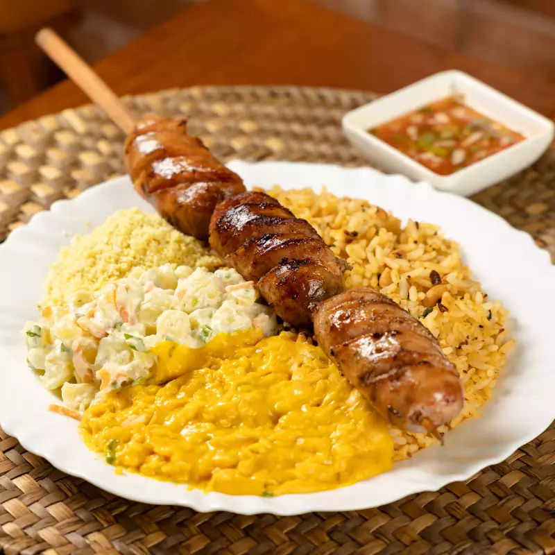 Linguiça de frango completo