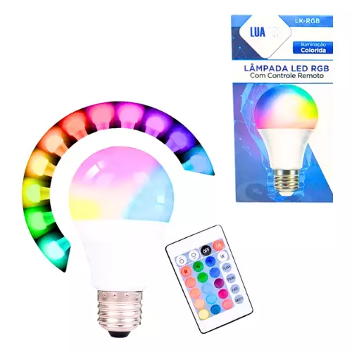 LAMPADA LED RGB LUATEK LK-RGB-12W