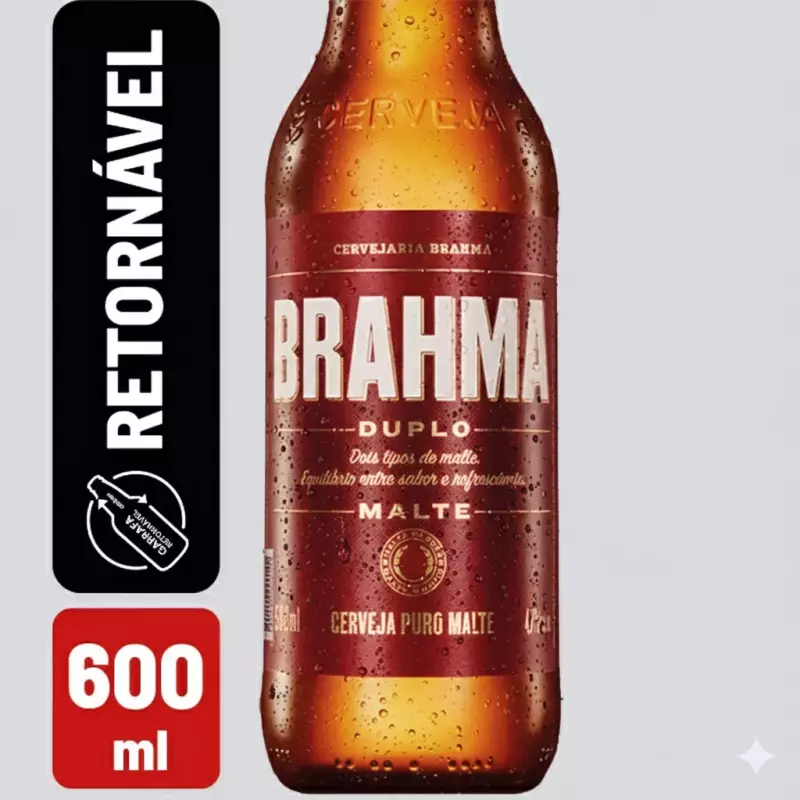 Cerveja Brahma Duplo Malte Retornáve