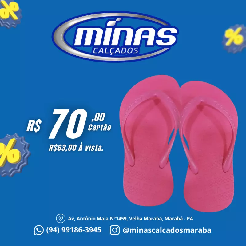 Chinelo Pink RF:0023C